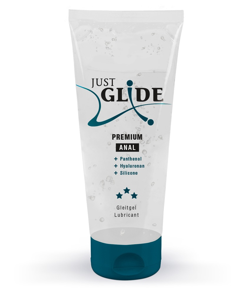 Lubrifiant Baza Apa Hyaluron Silicon Just Glide Premium Anal 50/200 ml [1]
