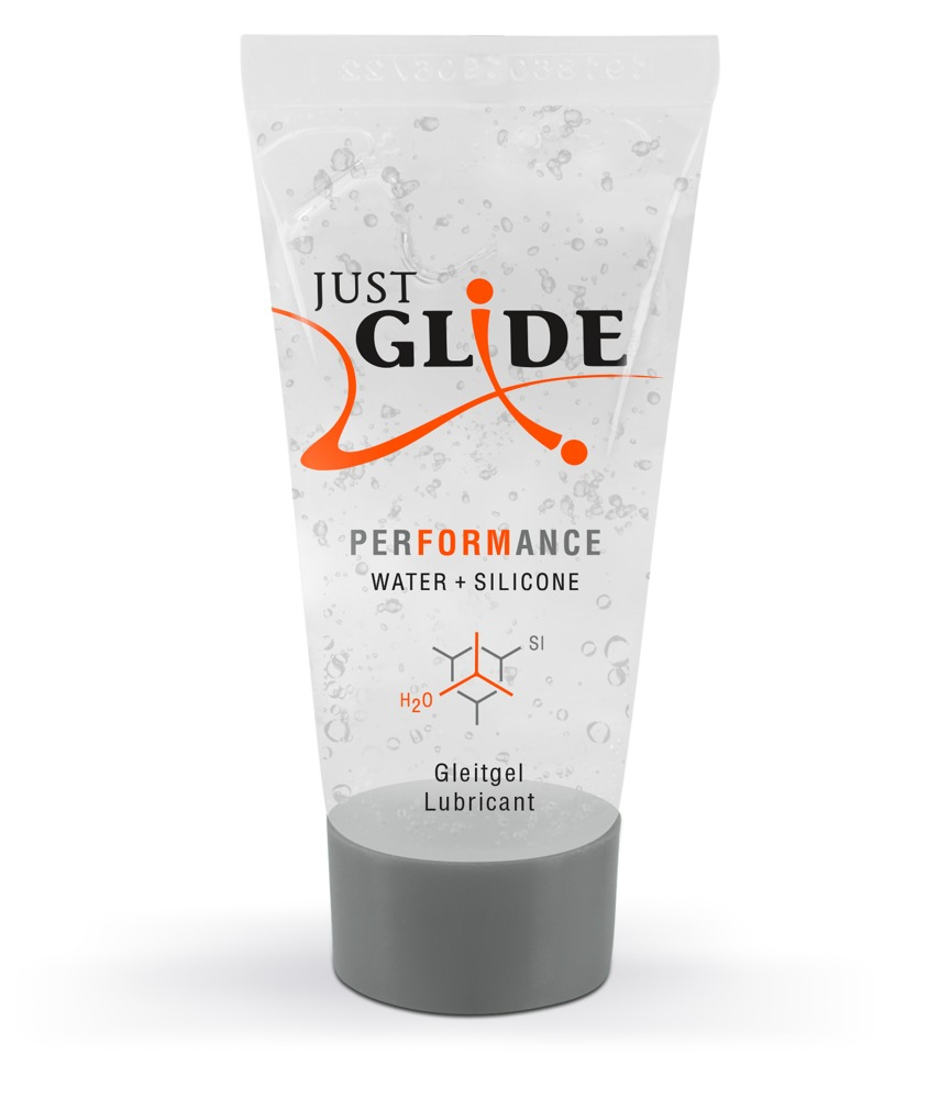 Lubrifiant Vaginal Baza Apa Silicon Just Glide Performance 50/200 ml [1]