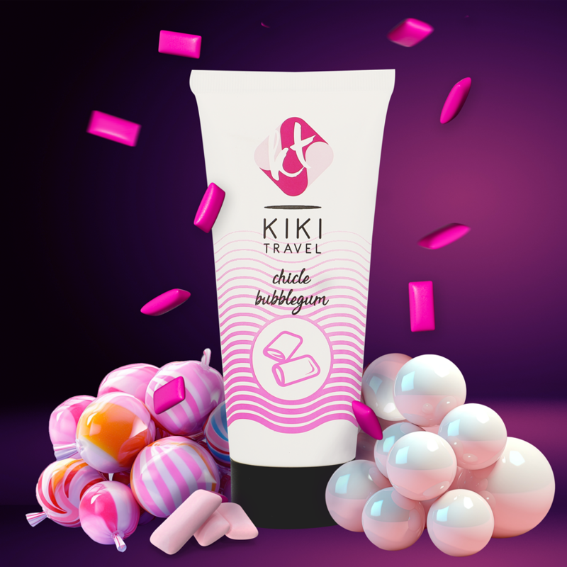 Lubrifiant Baza Apa KIKI TRAVEL Bubblegum lubricant 50 ml [9]