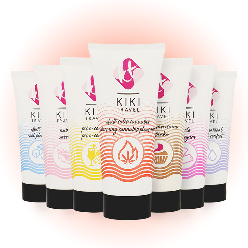 Lubrifiant Baza Apa KIKI TRAVEL Cannabis hot effect lubricant 50 ml [4]