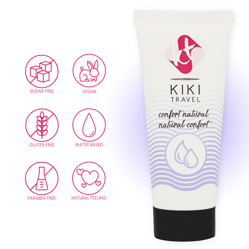 Lubrifiant Baza Apa KIKI TRAVEL Confort natural lubricant 50 ml [3]