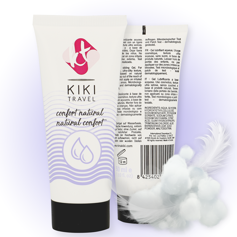 Lubrifiant Baza Apa KIKI TRAVEL Confort natural lubricant 50 ml [4]