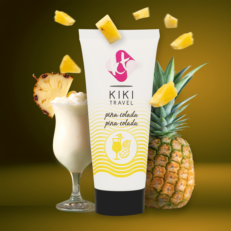 Lubrifiant Baza Apa KIKI TRAVEL Pina colada lubricant 50 ml [8]