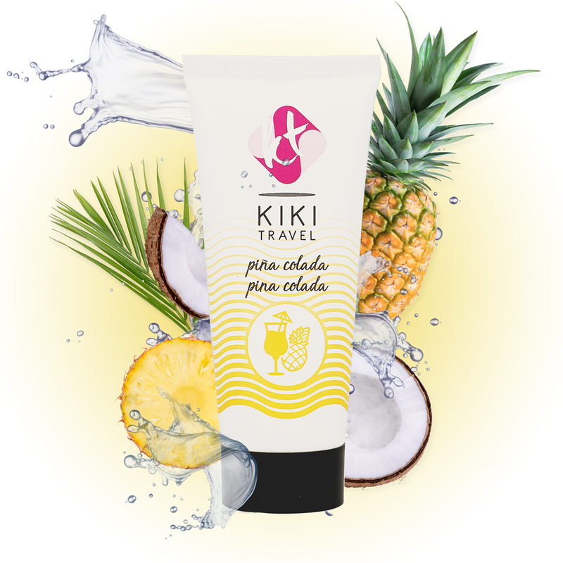 Lubrifiant Baza Apa KIKI TRAVEL Pina colada lubricant 50 ml [1]