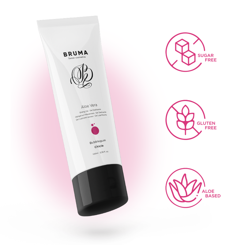 Lubrifiant Bruma Aloe vera sliding gel bubblegum flavor 100 ml [3]