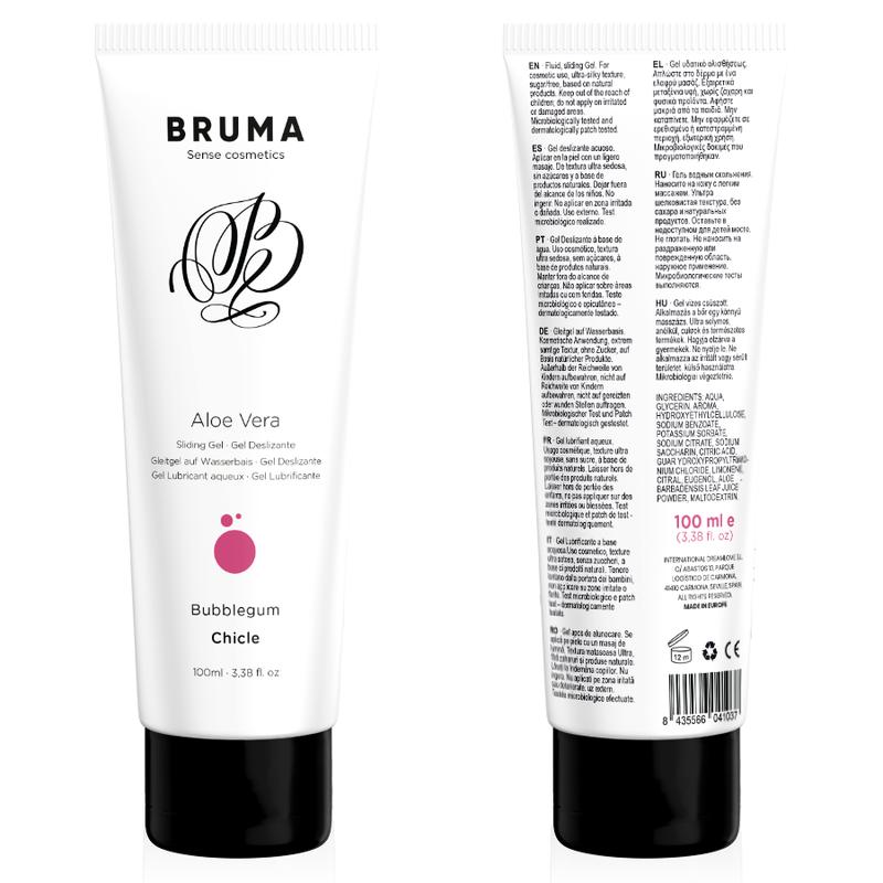 Lubrifiant Bruma Aloe vera sliding gel bubblegum flavor 100 ml [6]