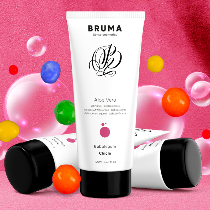 Lubrifiant Bruma Aloe vera sliding gel bubblegum flavor 100 ml [4]