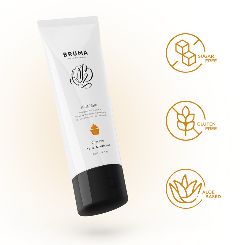 Lubrifiant Bruma Aloe vera sliding gel cupcake flavor 100 ml [3]