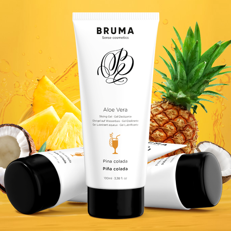 Lubrifiant Bruma Aloe vera sliding gel pina colada flavor 100 ml [5]