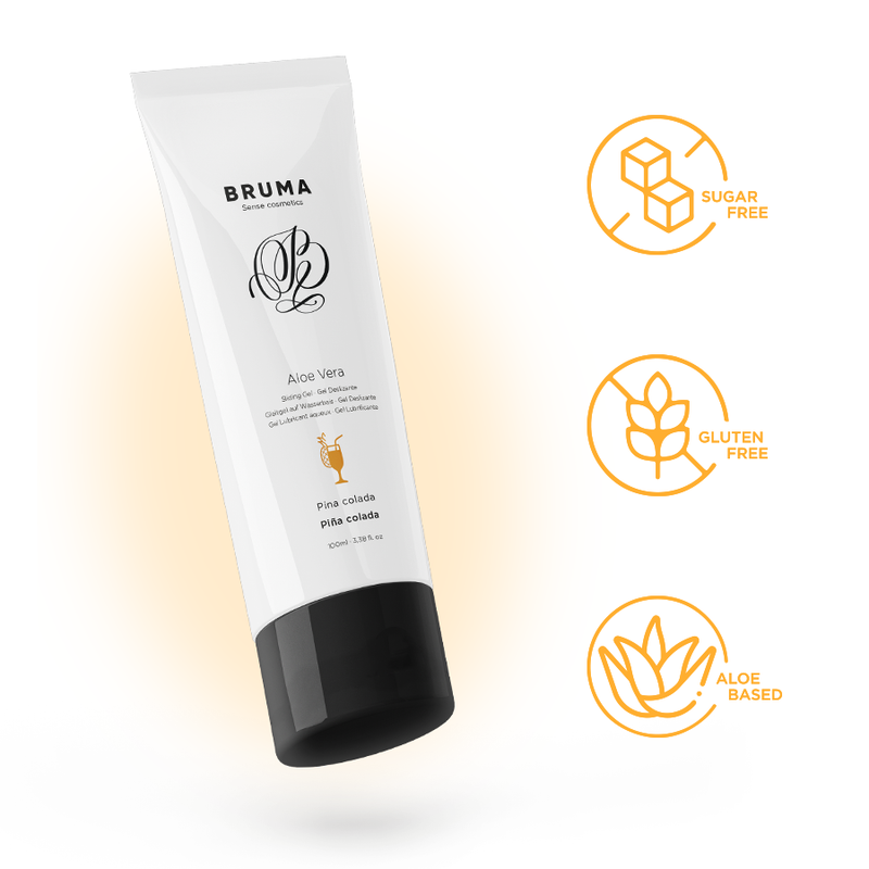 Lubrifiant Bruma Aloe vera sliding gel pina colada flavor 100 ml [3]
