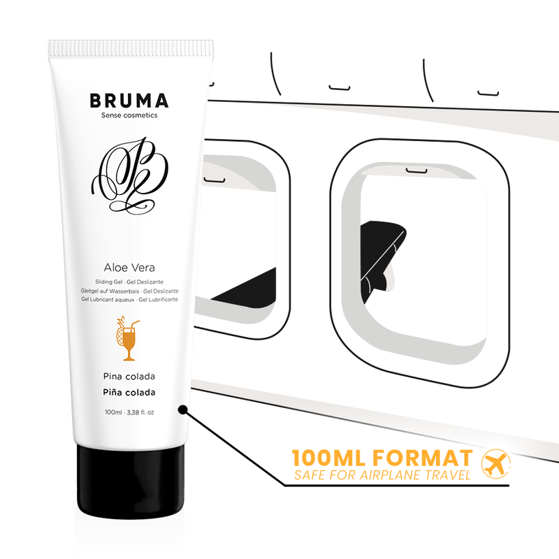 Lubrifiant Bruma Aloe vera sliding gel pina colada flavor 100 ml [2]