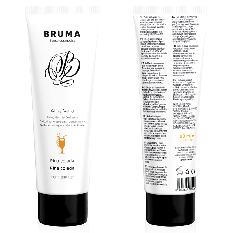 Lubrifiant Bruma Aloe vera sliding gel pina colada flavor 100 ml [4]