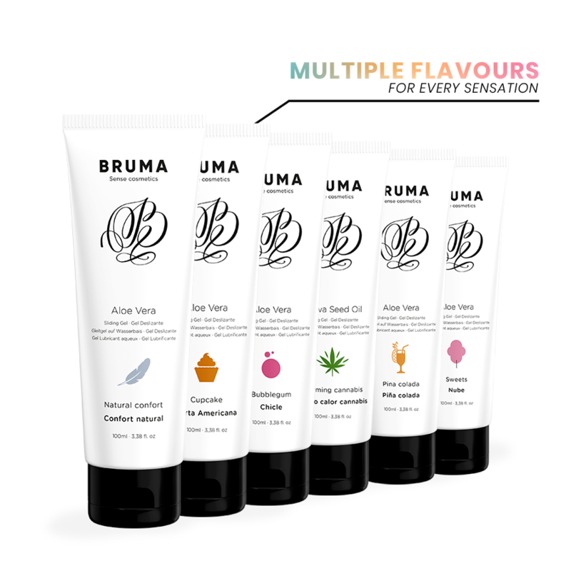 Lubrifiant Bruma Sativa seed oil sliding gel warming cannabis flavor 100 ml [7]