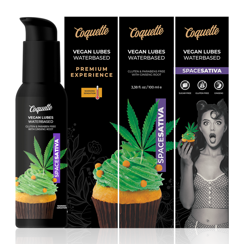 Lubrifiant Coquette Chic Desire Premium experience 100 ml vegan lubes space sativa [3]