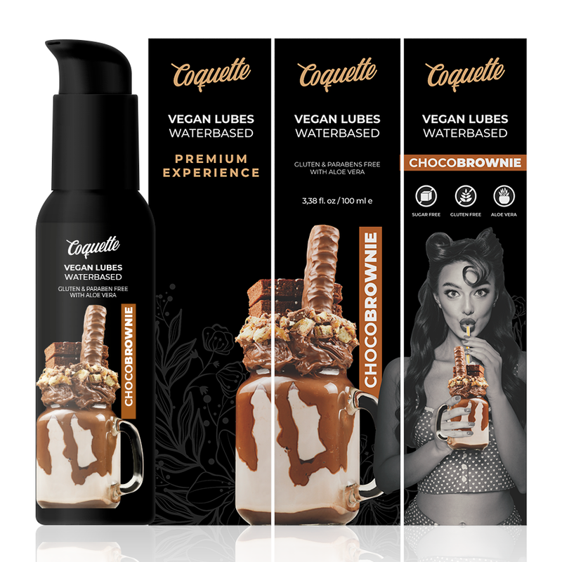 Lubrifiant Coquette Chic Desire Premium experience 100ml vegan lubes chocobrownie [2]