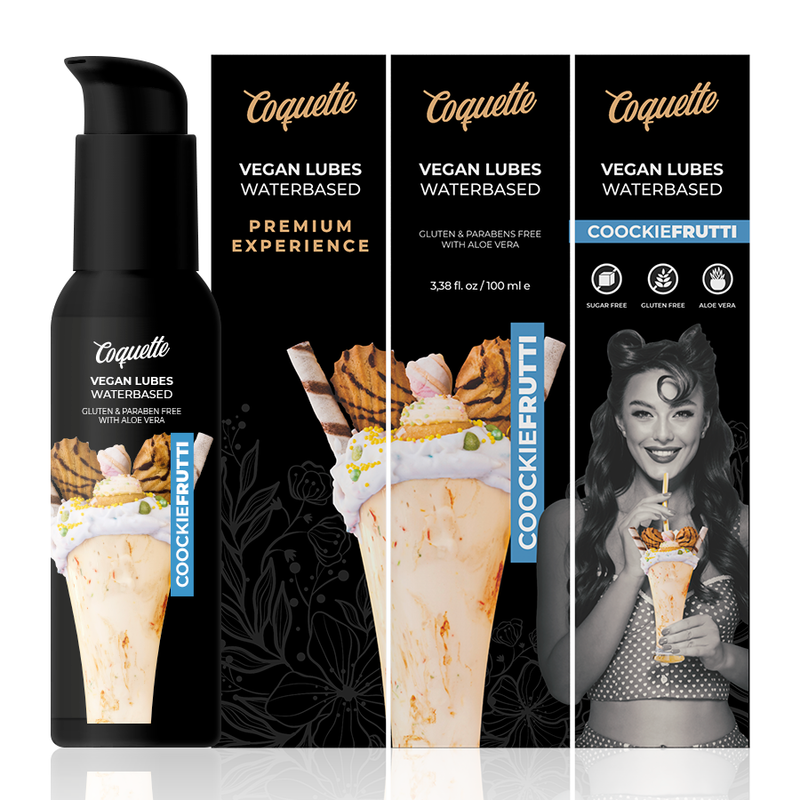 Lubrifiant Coquette Chic Desire Premium experience 100ml vegan lubes cookiefrutti [3]