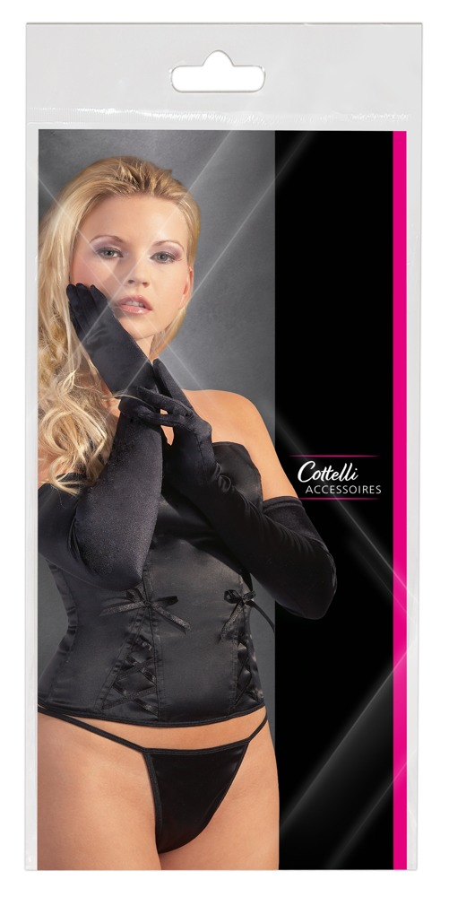 Manusi lungi negre Gloves Cottelli ACCESSOIRES [1]