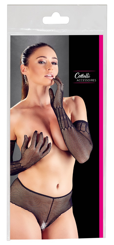 Manusi plasa elastica Cottelli ACCESSOIRES Net Gloves S-L [6]