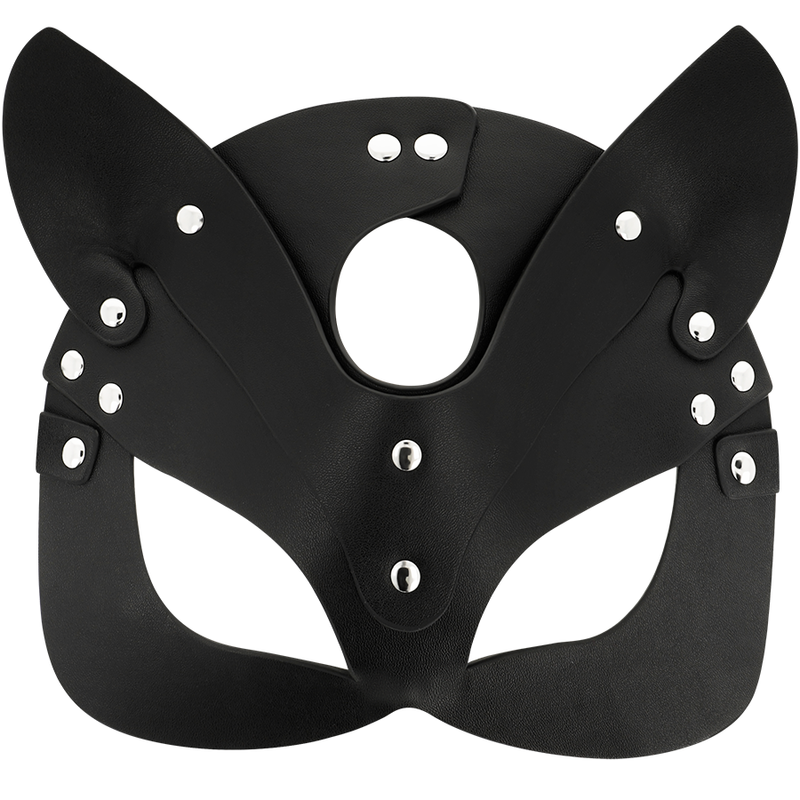 Masca Coquette Chic Desire Vegan Leather Mask With Cat Ears [6]
