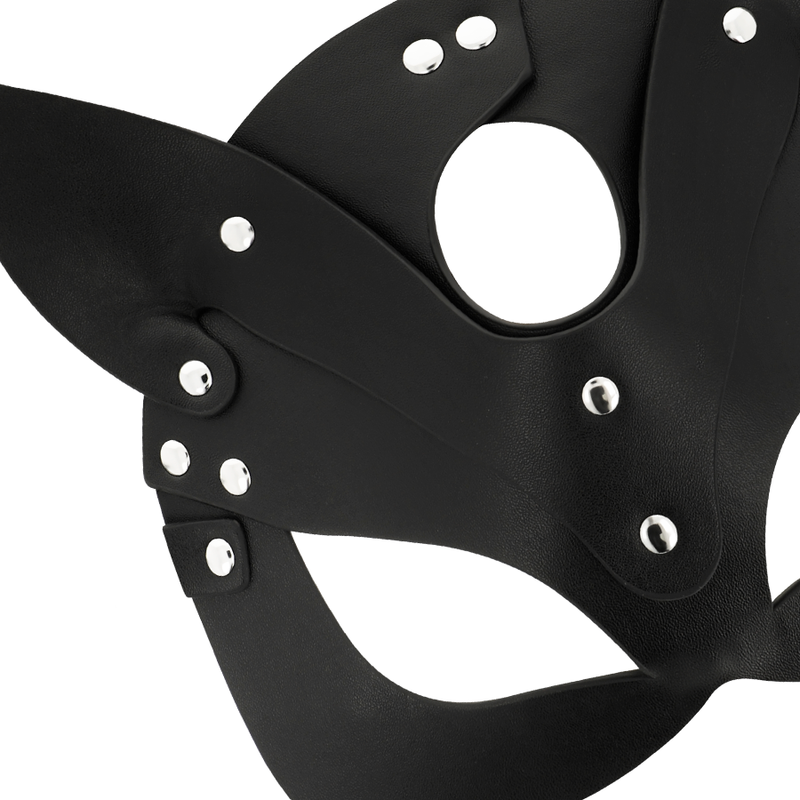 Masca Coquette Chic Desire Vegan Leather Mask With Cat Ears [5]