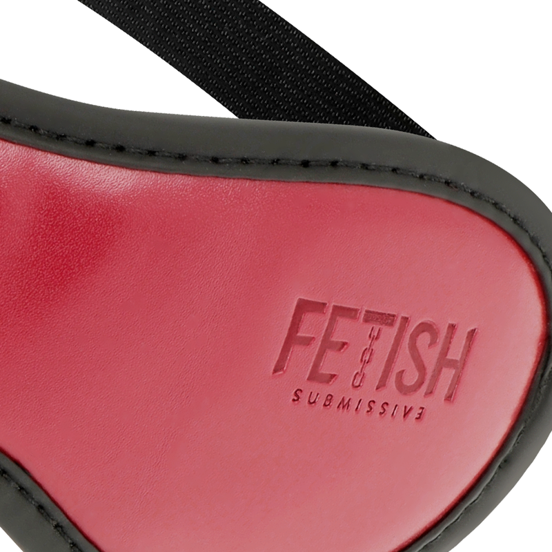 Masca Piele Rosie Fetish Submissive Vegan leather mask with neoprene lining [3]
