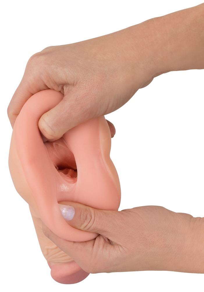Masturbator Extensie Penis Nature Skin 2 in 1 Extension + Masturbator [5]