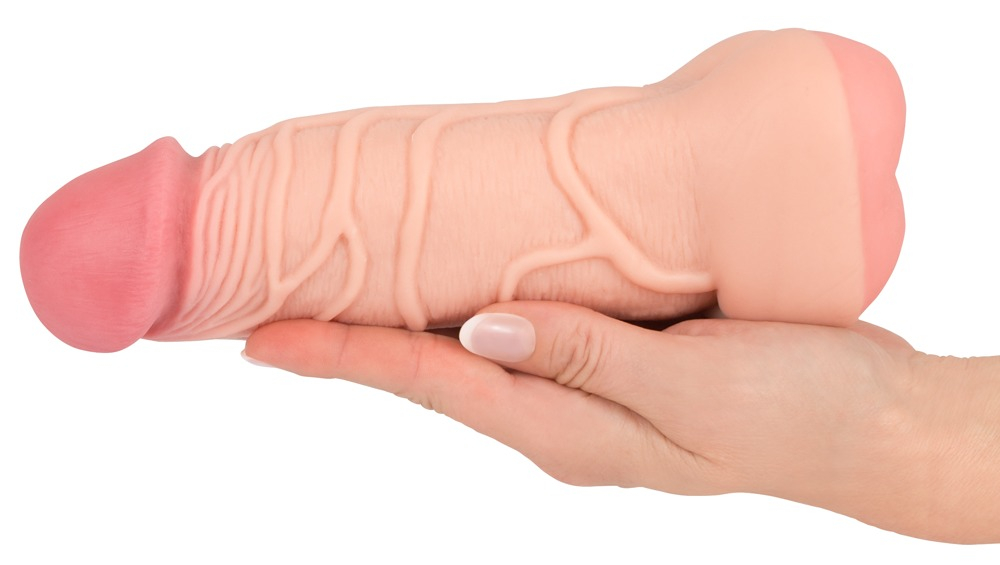 Masturbator Extensie Penis Nature Skin 2in1 Extension + Masturbator [3]
