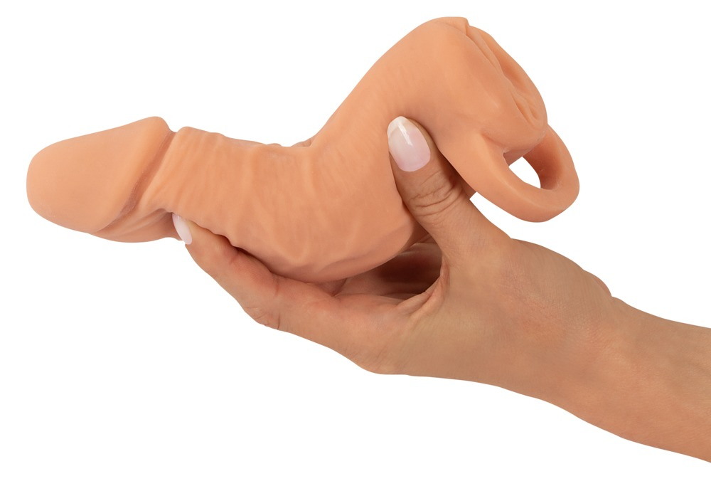 Masturbator Extensie Penis Nature Skin 2in1 Extension + Masturbator [12]