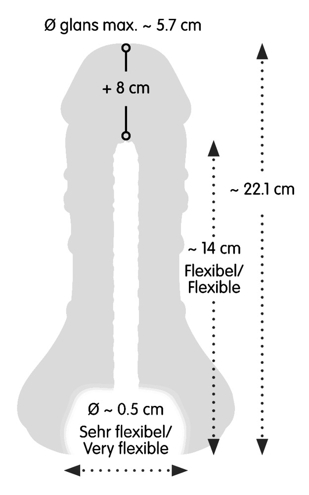 Masturbator Extensie Penis Nature Skin 2in1 Extension + Masturbator [7]