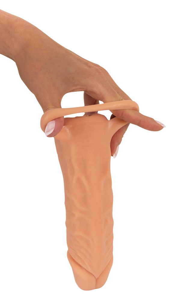 Masturbator Extensie Penis Nature Skin 2in1 Extension + Masturbator [11]
