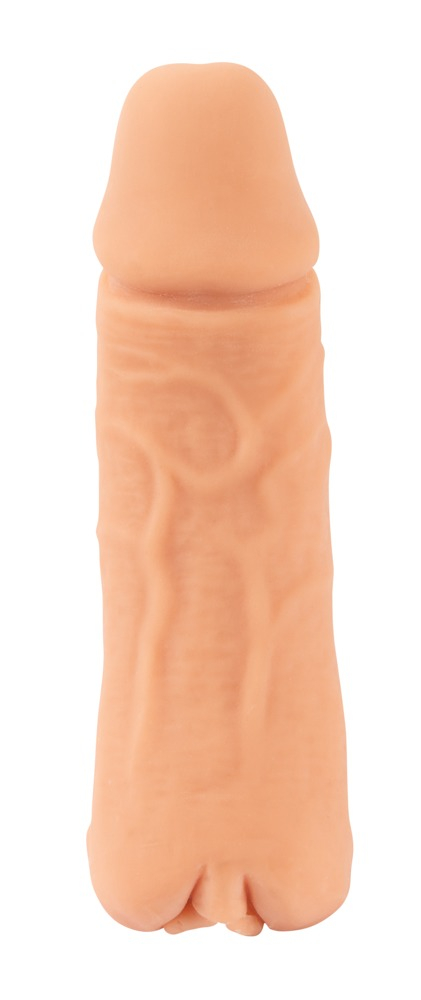 Masturbator Extensie Penis Nature Skin 2in1 Extension + Masturbator [6]