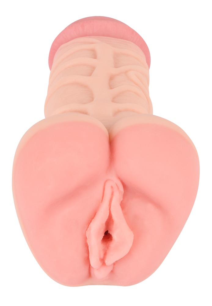 Masturbator Extensie Penis Nature Skin 2in1 Extension + Masturbator [5]