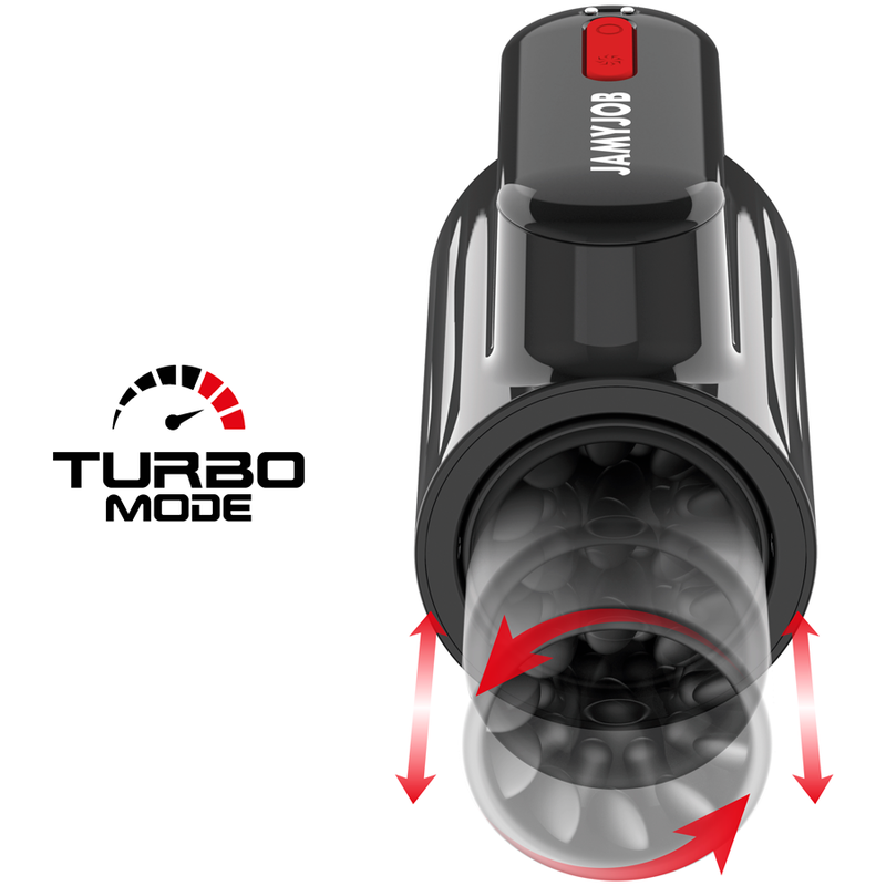 Masturbator Jamyjob Vortex Thrusting and 360 Rotate Tech Turbo Mode Masturbator [3]