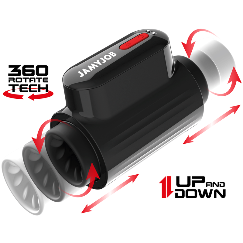 Masturbator Jamyjob Vortex Thrusting and 360 Rotate Tech Turbo Mode Masturbator [1]