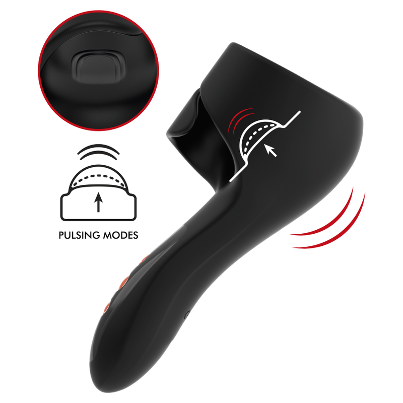 Masturbator Jamyjob Pulsar Wand Vibration and Pulsation Modes [4]