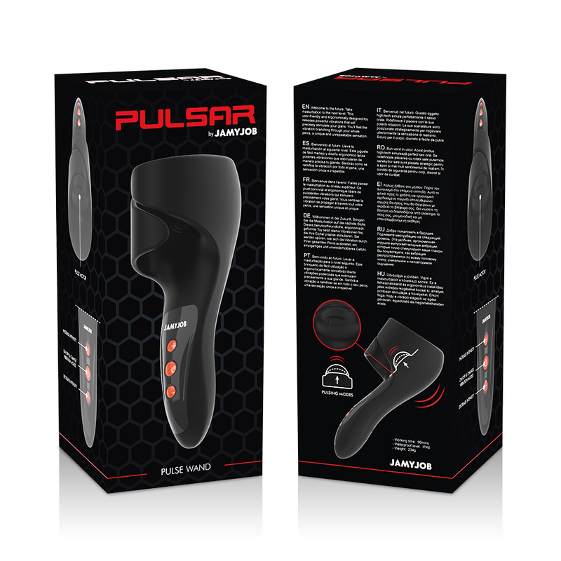 Masturbator Jamyjob Pulsar Wand Vibration and Pulsation Modes [8]