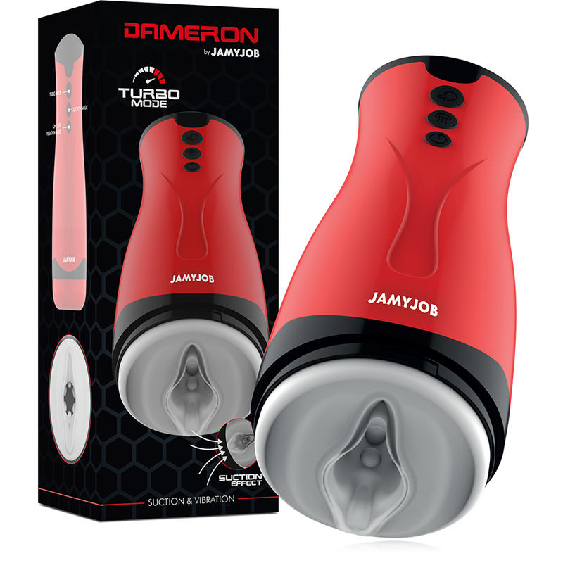 Masturbator Jamyjob Dameron Suction and Vibration Masturbator [1]
