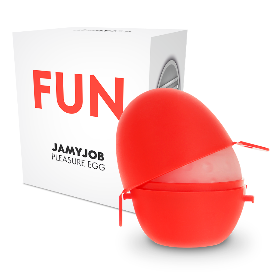 Masturbator Ou Barbati Jamyjob Egg masturbator red edition discrett [12]