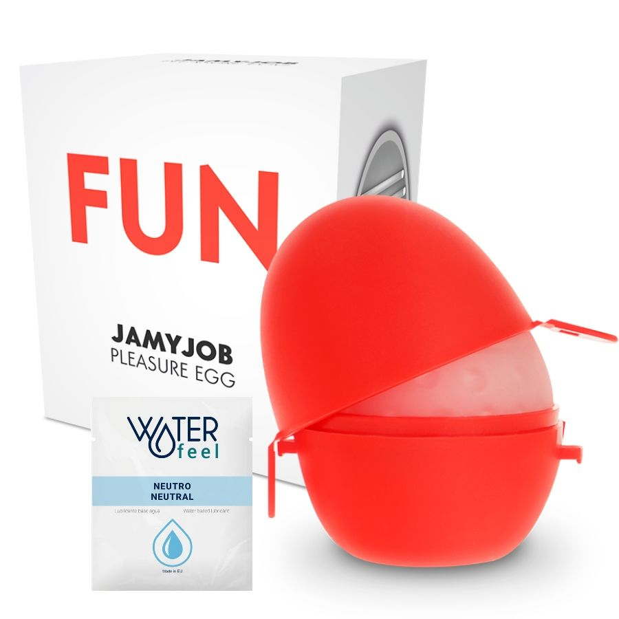 Masturbator Ou Barbati Jamyjob Egg masturbator red edition discrett [1]