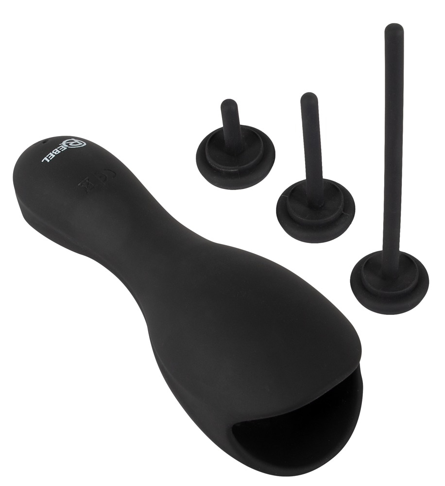 Masturbator Vibratii Penis Rebel Glans Vibrator with 3 attachable Dilators [1]