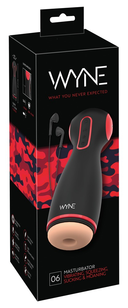 Masturbator Vibratii Penis WYNE Masturbator 06 [7]
