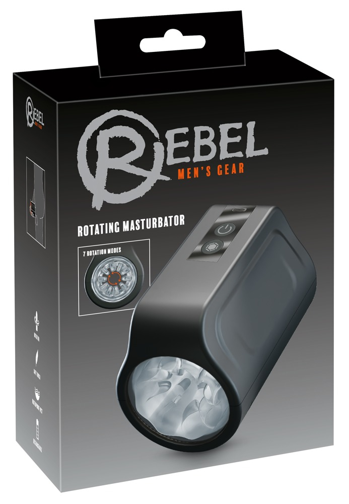 Masturbator Vibratii Penis Rebel Rotating Masturbator [13]