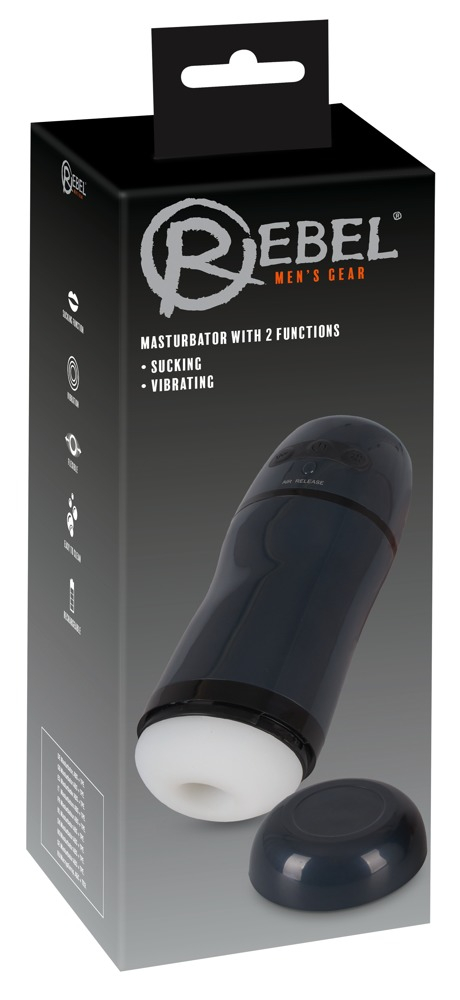 Masturbator Vibratii Penis Rebel Masturbator 2 Functions [11]