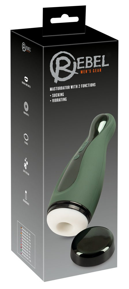 Masturbator Vibratii Penis Rebel Masturbator 2 Functions [13]