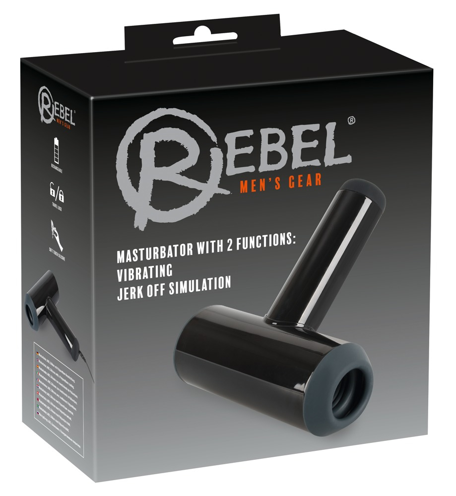 Masturbator Vibratii Penis Rebel Masturbator 2 Functions [10]