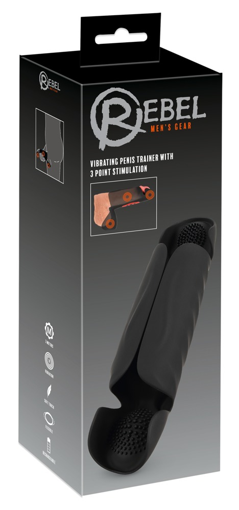 Masturbator Vibratii Penis Rebel Trainer 3 Point Stimulation [10]