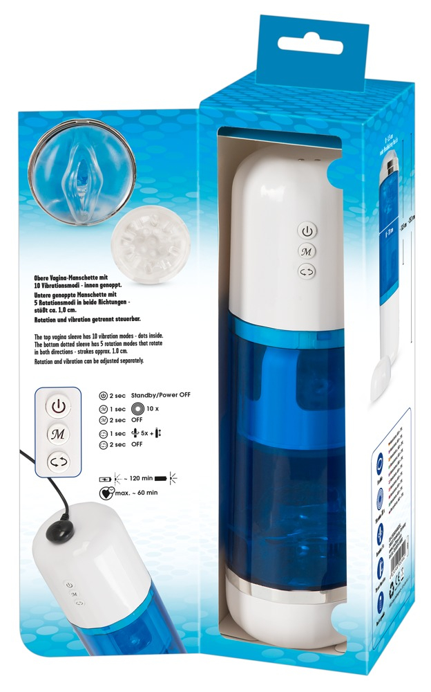 Masturbator Vibratii Penis You2Toys 3 Function Masturbator [10]