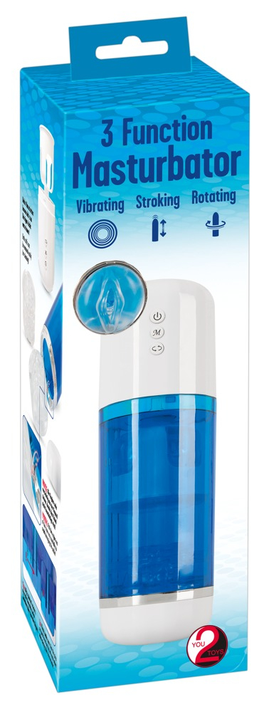 Masturbator Vibratii Penis You2Toys 3 Function Masturbator [9]