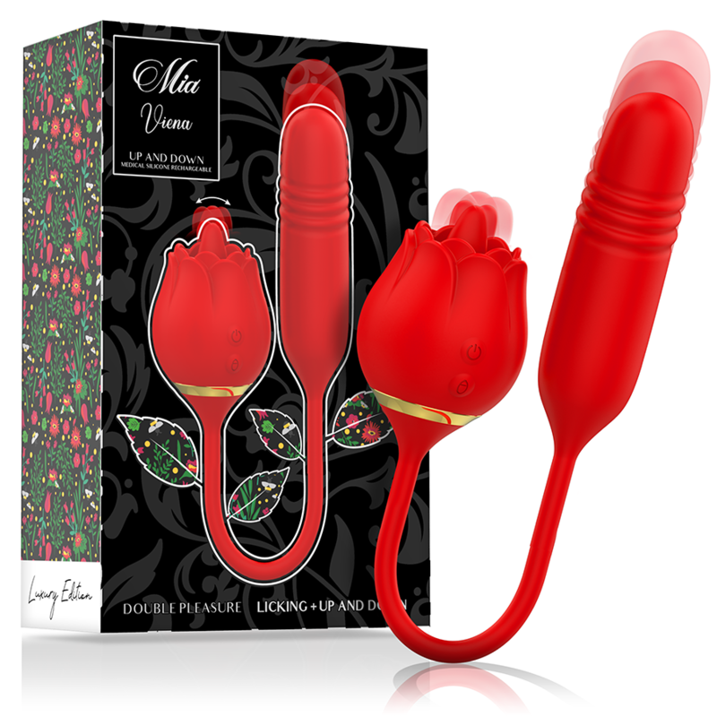 Vibrator MIA Vienna double pleasure licking up and down [2]