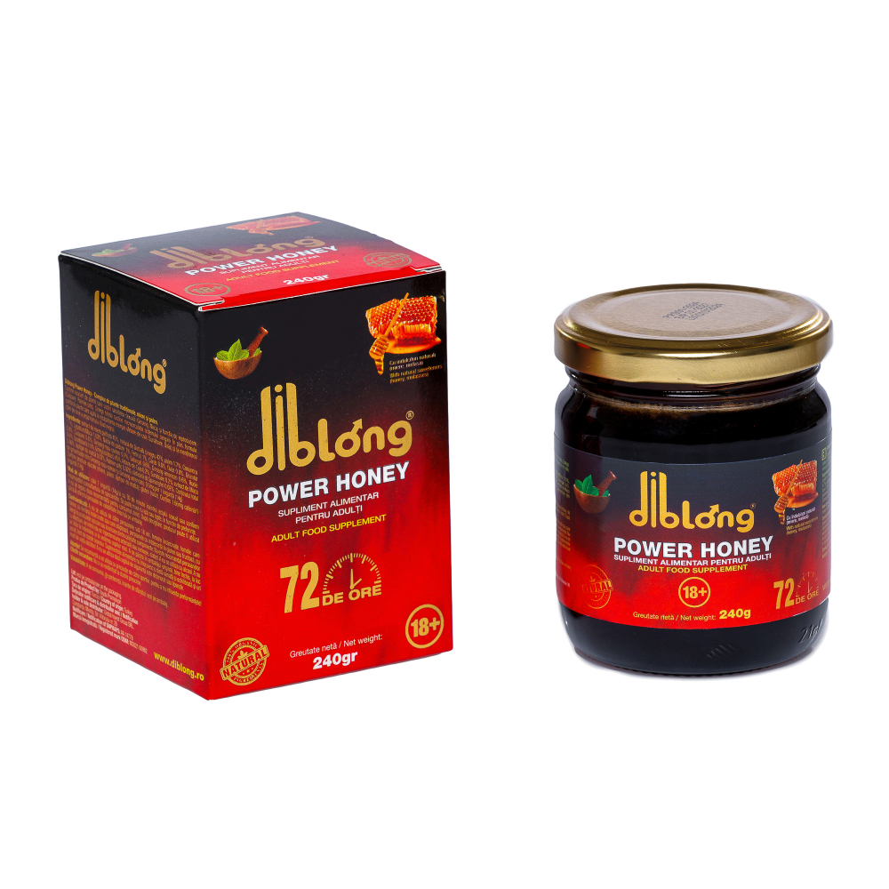Miere Afrodisiac Premium Concentrat Potenta Erectie Anti Ejaculare Precoce Unisex Diblong Power Honey Pentru Cresterea Libidoului 100% Natural 240 g [1]